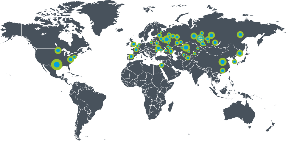 география участников openbio